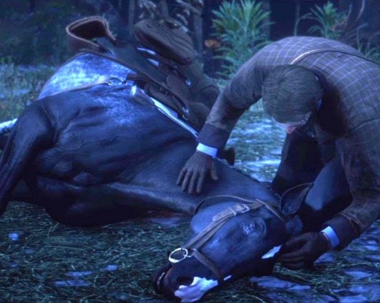 《荒野大镖客2》马之死被认为是最悲伤游戏时刻