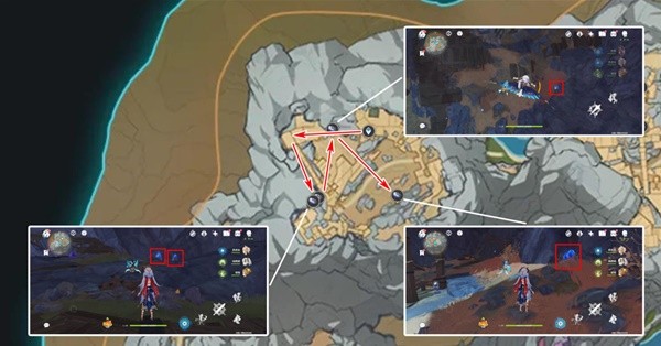 《原神》3.8版本夜泊石收集路线分享