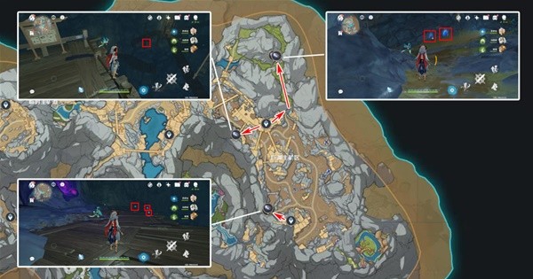 《原神》3.8版本夜泊石收集路线分享