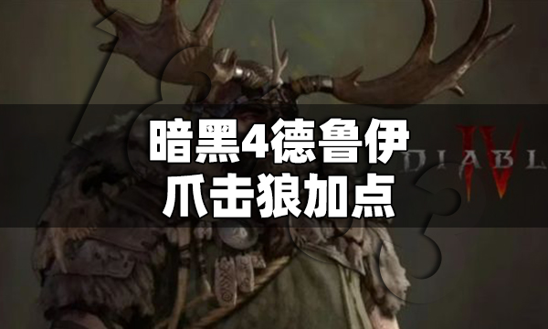 暗黑4德鲁伊爪击狼怎么加点 暗黑4德鲁伊爪击狼加点构筑推荐