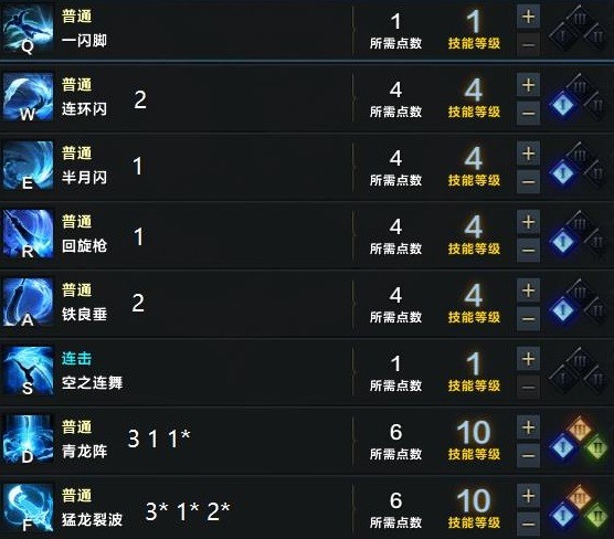 《命运方舟》枪术士技能加点推荐