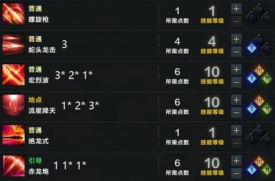 《命运方舟》枪术士技能加点推荐