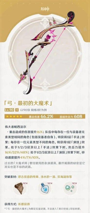 《原神》枫丹武器有哪些？枫丹角色新武器介绍