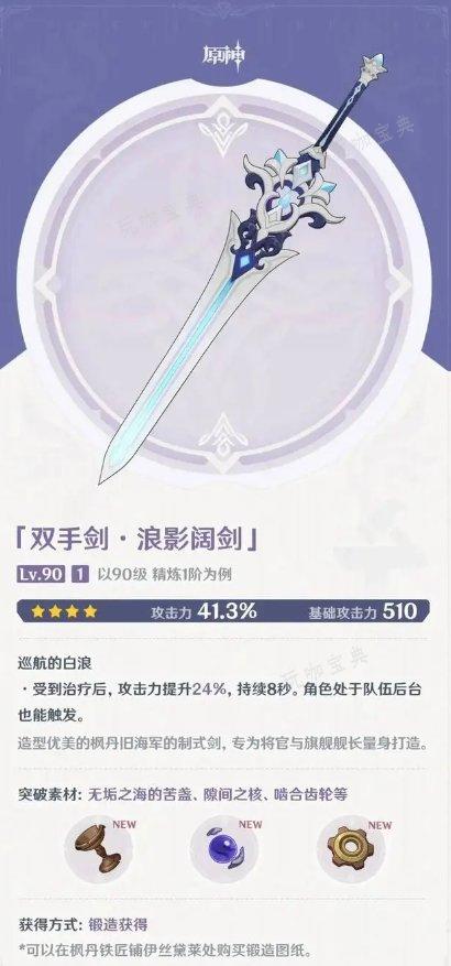 《原神》枫丹武器有哪些？枫丹角色新武器介绍