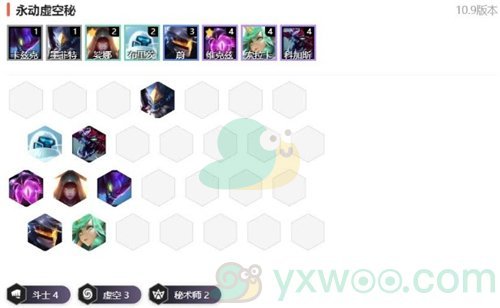 《云顶之弈》10.9新版斗士虚空秘玩法攻略