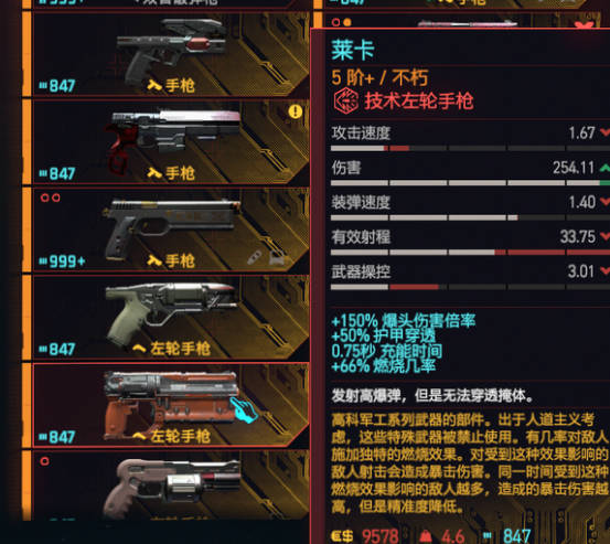 《赛博朋克2077：往日之影》dlc武器 莱卡怎么样
