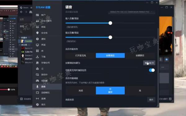 cs2开麦没声音解决办法