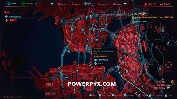 赛博朋克2077所有塔罗牌收集地点介绍