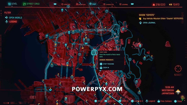 赛博朋克2077所有塔罗牌收集地点介绍