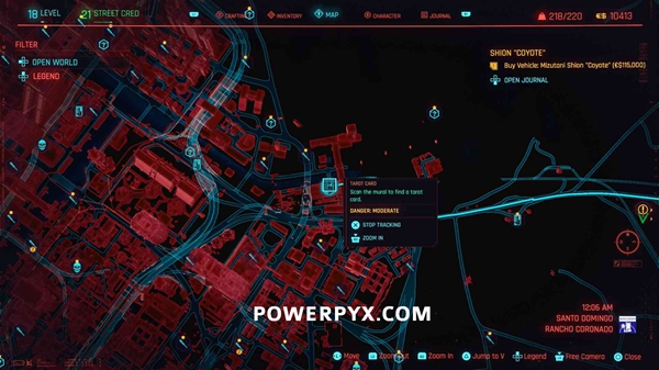 赛博朋克2077所有塔罗牌收集地点介绍