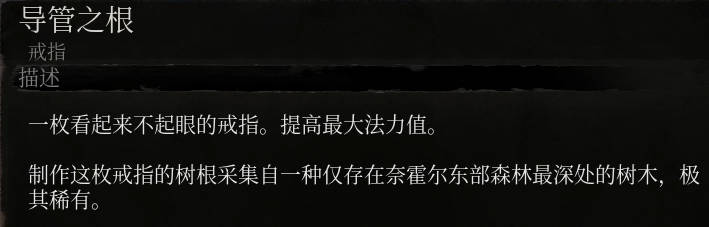 《堕落之主》导管之根介绍