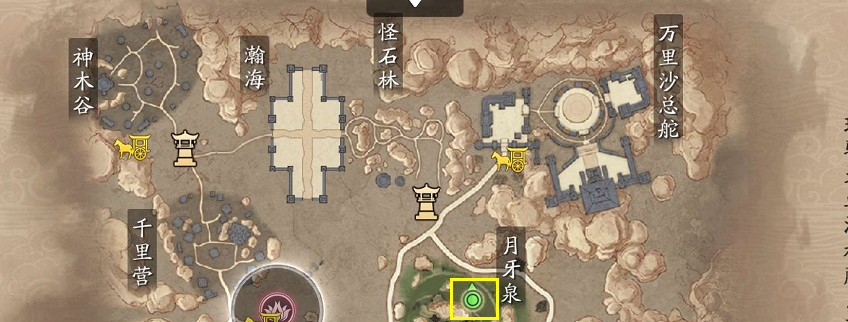天涯明月刀手游黄河狗鱼位置