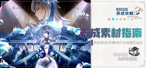 《原神》4.2角色及武器养成攻略 养成材料全搜集指南